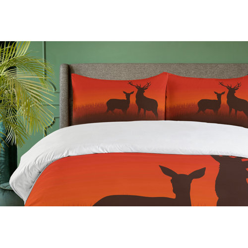 Ambesonne Hunting Duvet Cover Set Wayfair